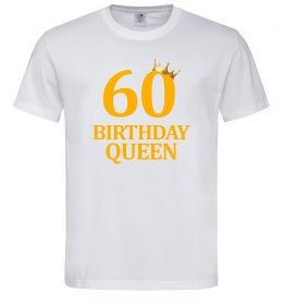 Мужская футболка 60 birthday queen