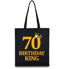 Эко-сумка 70 birthday king