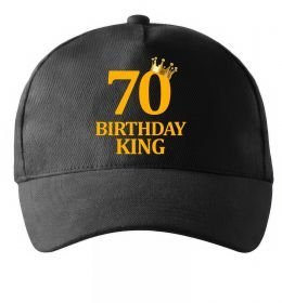 Кепка 70 birthday king