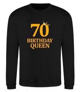 Світшот 70 birthday queen