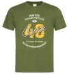 Мужская футболка Життя починається в 40 Оливковый фото