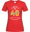 Жіноча футболка Життя починається в 40 Червоний фото