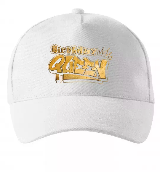 Кепка Birthday Queen Білий фото