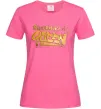 Жіноча футболка Birthday Queen Яскраво-рожевий фото