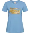 Жіноча футболка Birthday Queen Блакитний фото