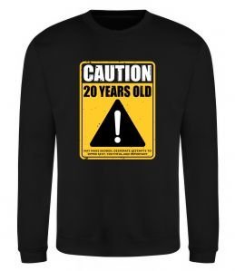 Свитшот Caution 20 years old