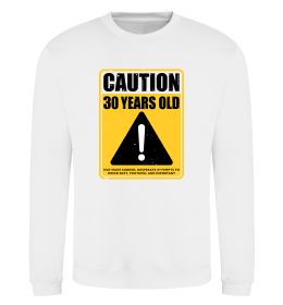 Свитшот Caution 30 years old