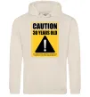 Женская толстовка (худи) Caution 30 years old Таш фото