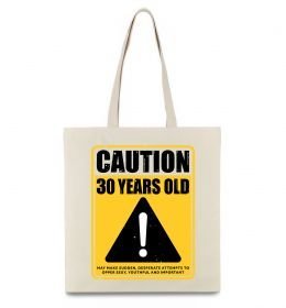 Еко-сумка Caution 30 years old