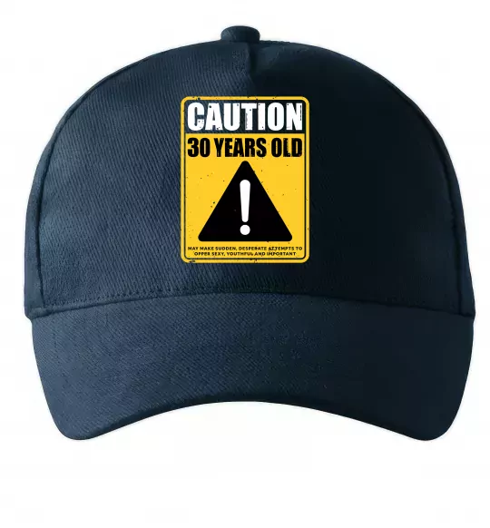 Кепка Caution 30 years old Темно-синий фото