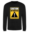 Світшот Caution 30 years old Чорний фото