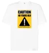 Футболка Оверсайз Caution 40 years old Белый фото
