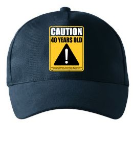 Кепка Caution 40 years old