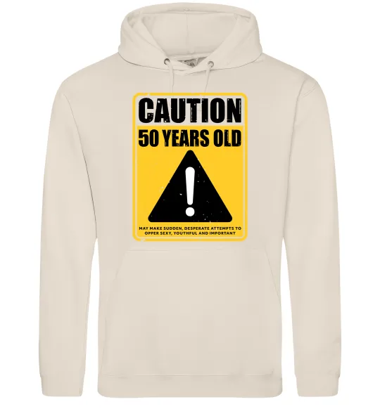Жіноча толстовка (худі) Caution 50 years old Таш фото