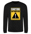 Свитшот Caution 50 years old Черный фото