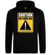 Жіноча толстовка (худі) Caution 50 years old Чорний фото