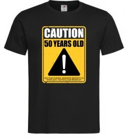 Чоловіча футболка Caution 50 years old