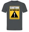 Мужская футболка Caution 50 years old Графит фото