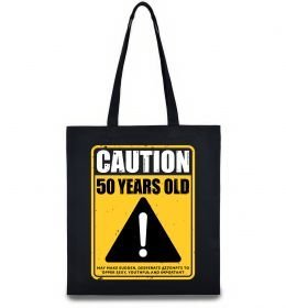 Еко-сумка Caution 50 years old