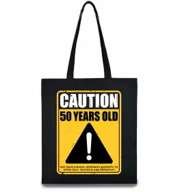 Еко-сумка 50 років щоб виглядати так привабливо Чорний фото