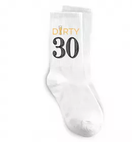 Носки Dirty 30 beer Белый фото
