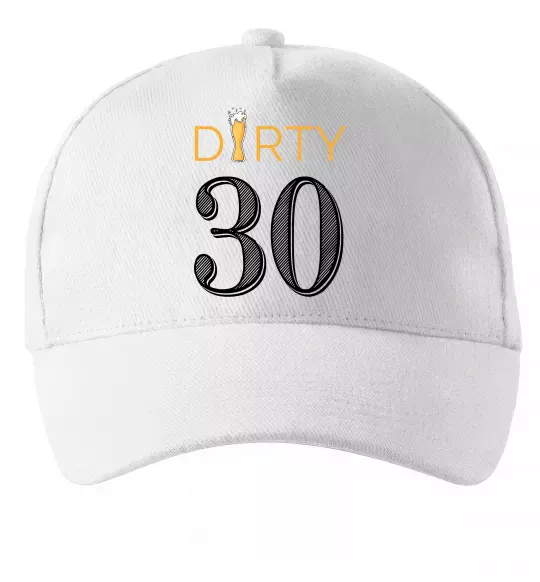 Кепка Dirty 30 beer Белый фото