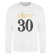 Свитшот Dirty 30 beer Белый фото