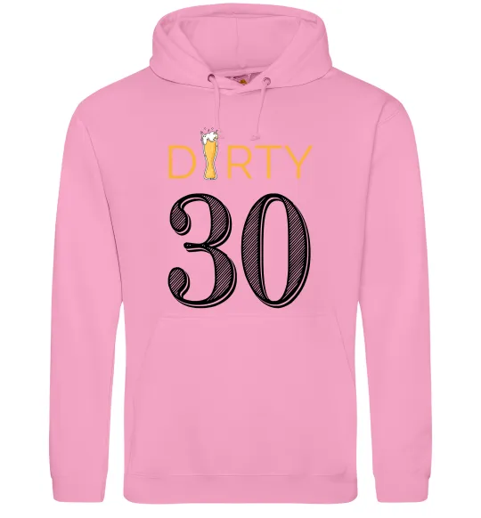 Женская толстовка (худи) Dirty 30 beer Розовый фото