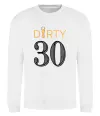 Свитшот Dirty 30 beer Белый фото