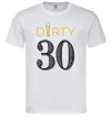 Чоловіча футболка Dirty 30 beer Білий фото