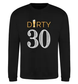 Свитшот Dirty 30 beer Черный фото