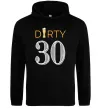 Чоловіча толстовка (худі) Dirty 30 beer Чорний фото
