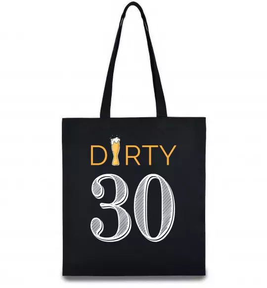 Еко-сумка Dirty 30 beer Чорний фото