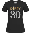 Жіноча футболка Dirty 30 beer Чорний фото