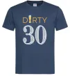 Чоловіча футболка Dirty 30 beer Темно-синій фото