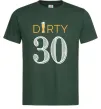 Чоловіча футболка Dirty 30 beer Темно-зелений фото