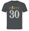 Чоловіча футболка Dirty 30 beer Графіт фото