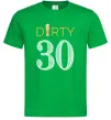 Чоловіча футболка Dirty 30 beer Зелений фото