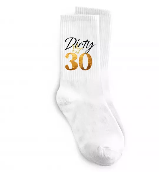 Носки Dirty 30 golden Белый фото