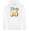 Чоловіча толстовка (худі) Dirty 30 golden Білий фото
