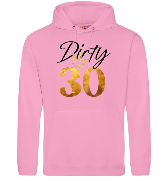 Женская толстовка (худи) Dirty 30 golden Розовый фото