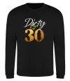 Свитшот Dirty 30 golden Черный фото