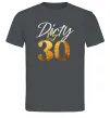 Мужская футболка Dirty 30 golden Графит фото