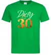 Мужская футболка Dirty 30 golden Зеленый фото
