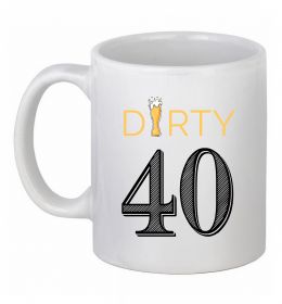 Чашка керамічна Dirty 40 beer