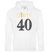 Женская толстовка (худи) Dirty 40 beer Белый фото