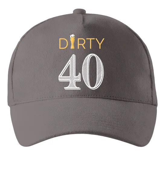 Кепка Dirty 40 beer Серый фото