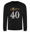 Свитшот Dirty 40 beer Черный фото