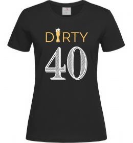 Женская футболка Dirty 40 beer
