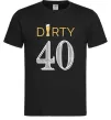 Мужская футболка Dirty 40 beer Черный фото